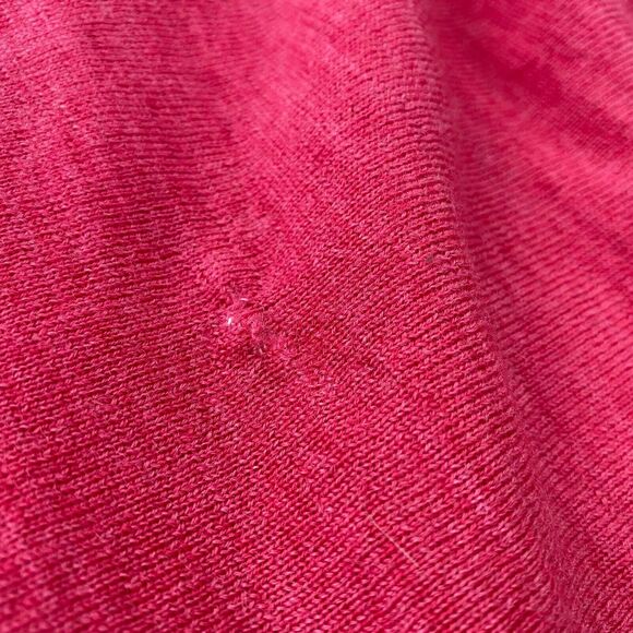 Talbots Pure Merino Wool Sweater Womens MP Medium Petite Pink Waterfall Neckline - Picture 6 of 11